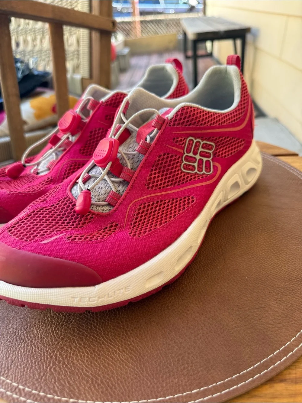 Columbia Pink Mesh Water Shoes